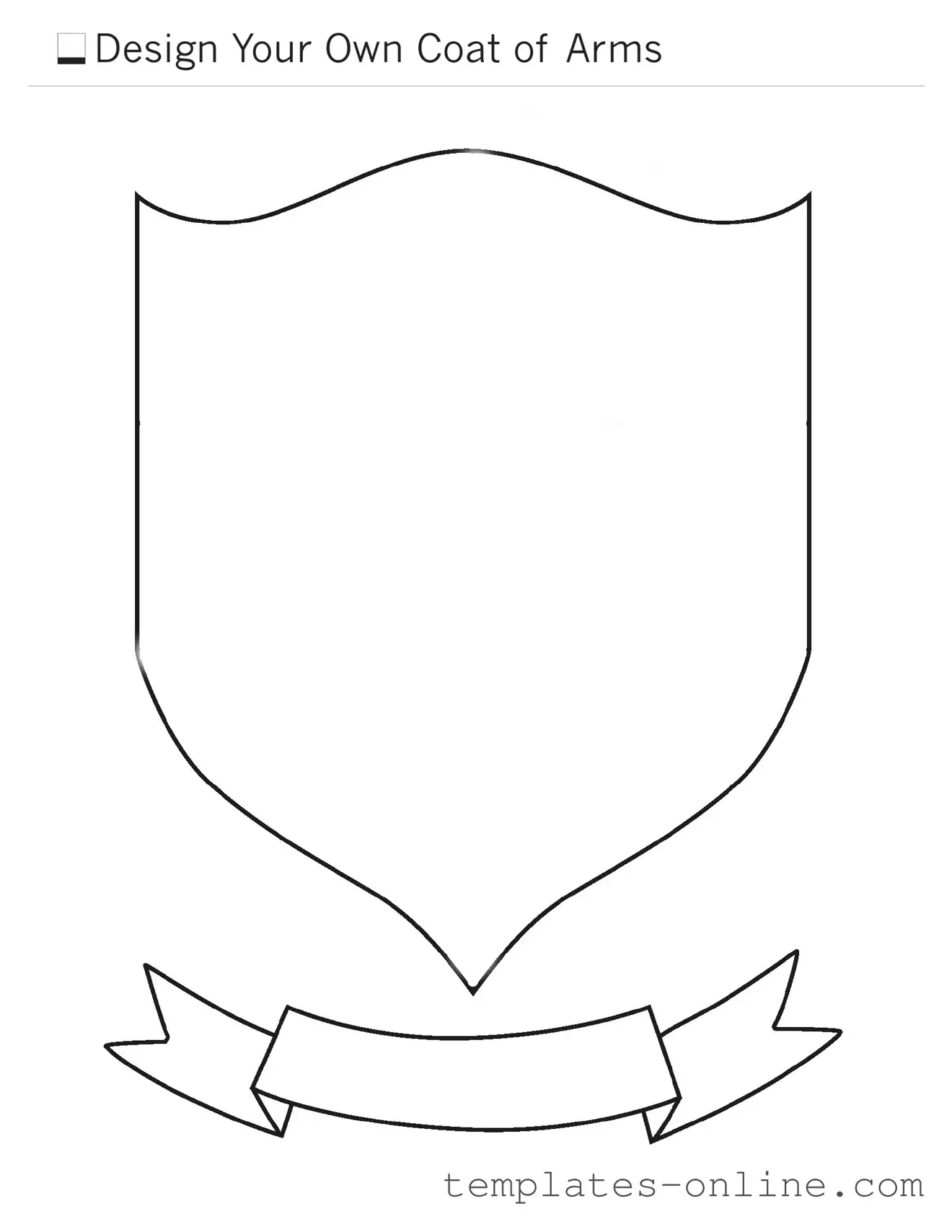 Coat Of Arms Template