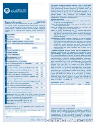 CBP 6059B Template