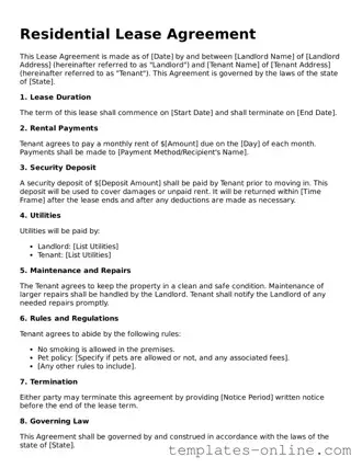 Attorney-Verified Lease Agreement Template