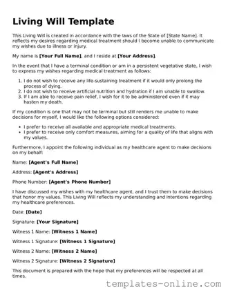 Attorney-Verified Living Will Template
